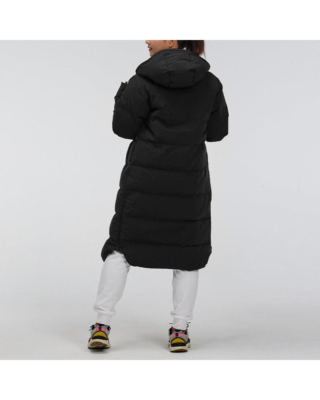 Under Armour Black Long Puffer Jacket for men