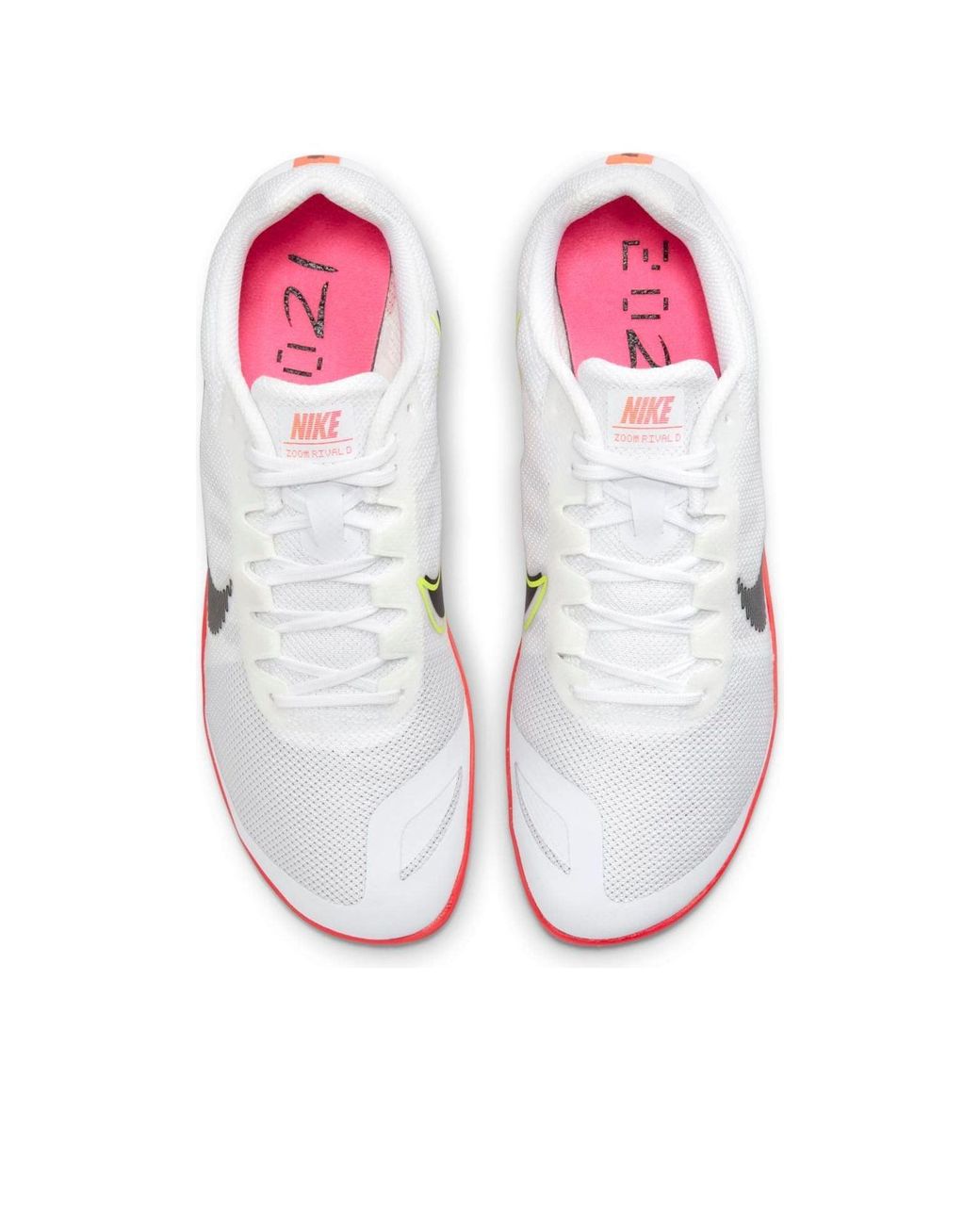 Nike White Air Zoom Rival D Spikes for men