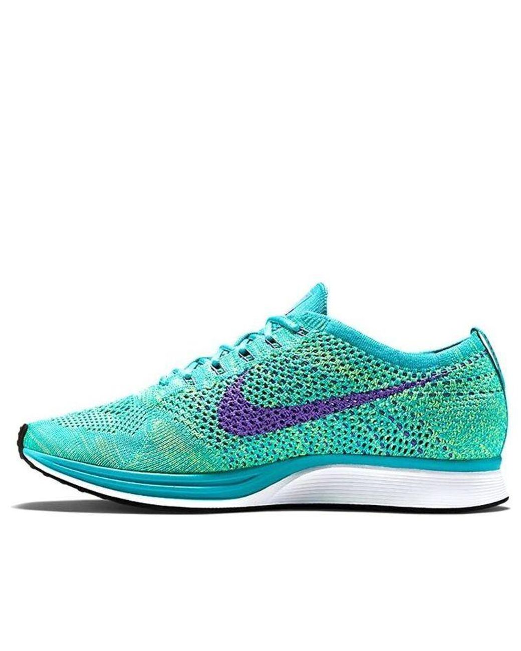 Nike Blue Flyknit Racer 'Hulk' for men