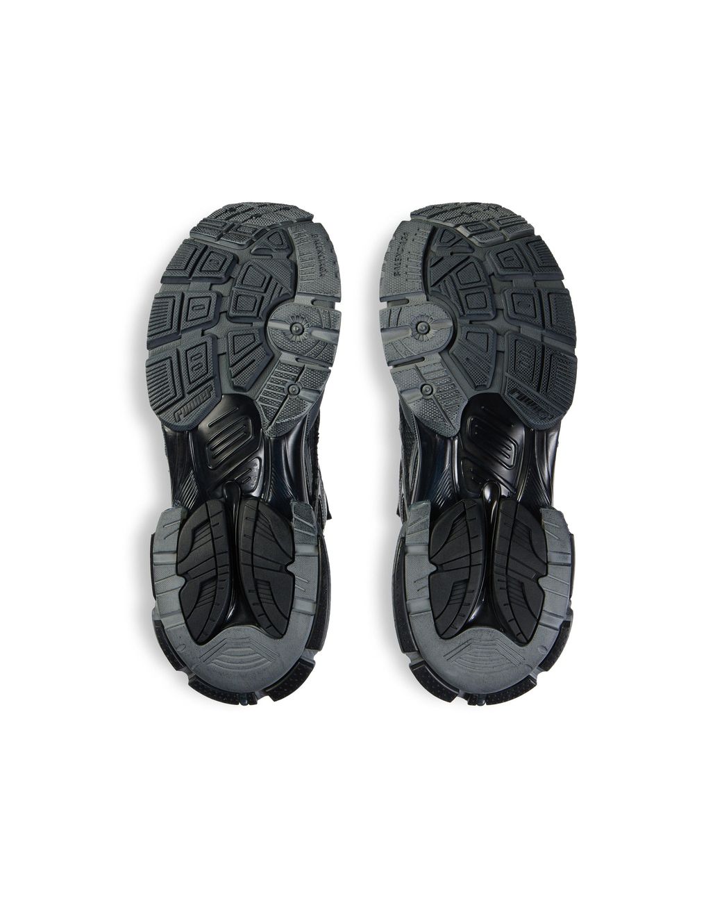 Balenciaga Black Runner Sneakers 'Dark And Mesh And Nylon' for men