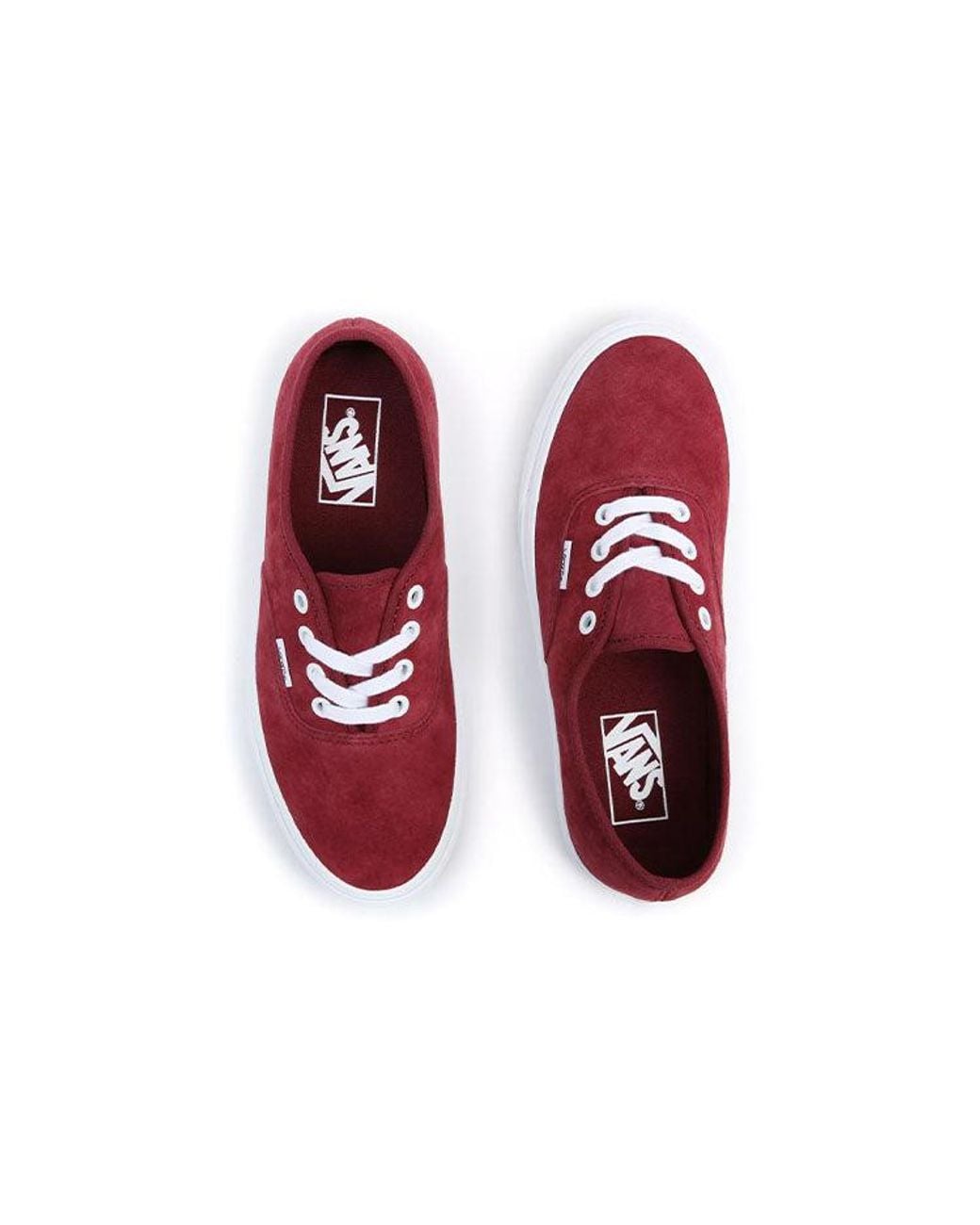 Vans Red Pig Suede Authentic for men