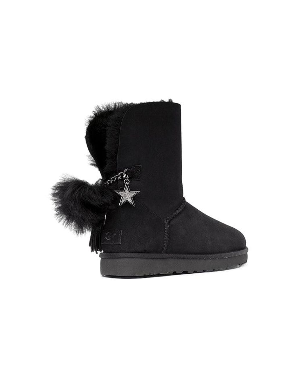 Ugg Black (Wmns) Classic Bling Charm Boot