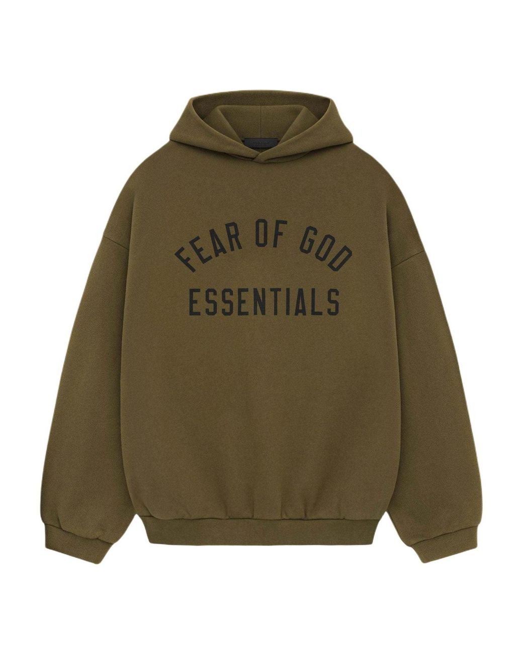 Fear Of God Green Fleece Hoodie for men