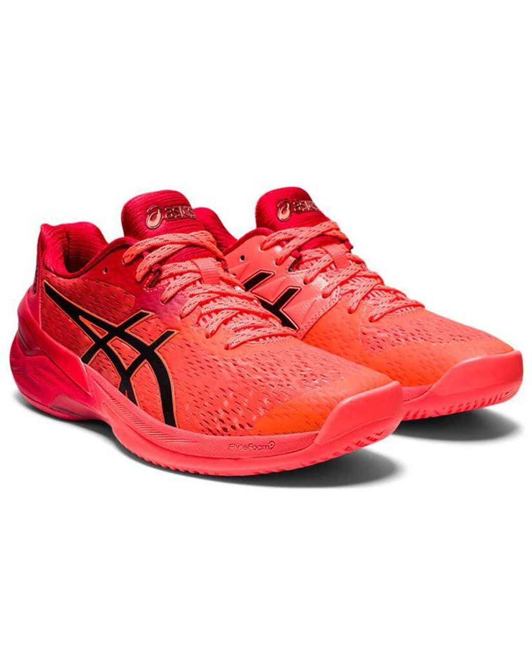 Asics Red (Wmns) Sky Elite Ff Tokyo Running Shoes