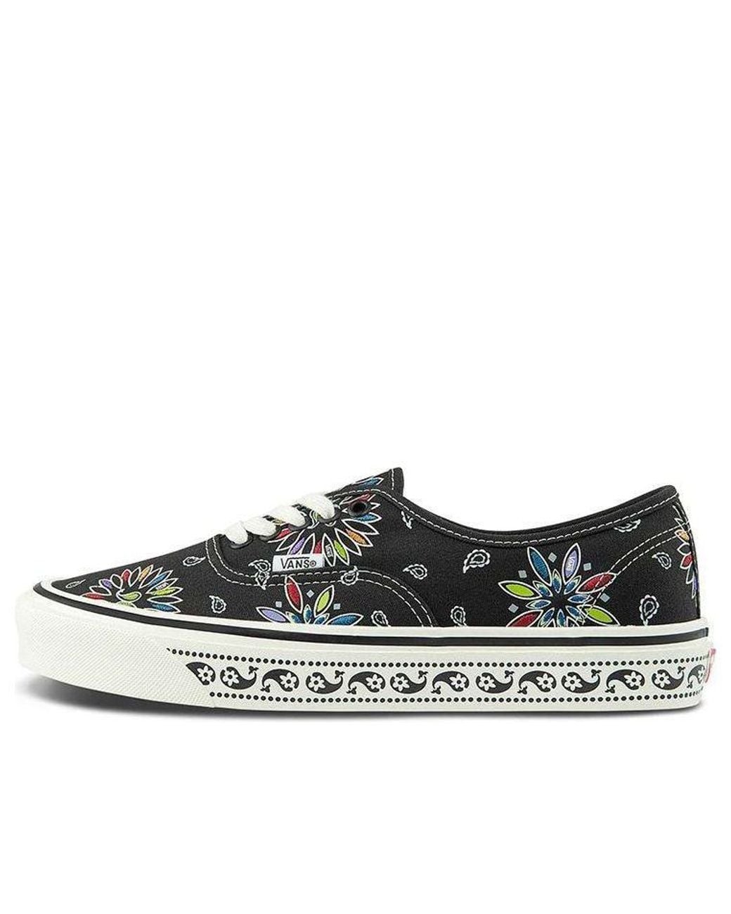 Vans Black Authentic 44 Dx 'Paisley for men