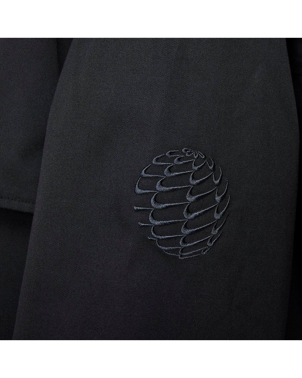 Nike Black X Martine Rose Trench Coat Asia Sizing Dv0851-414 for men