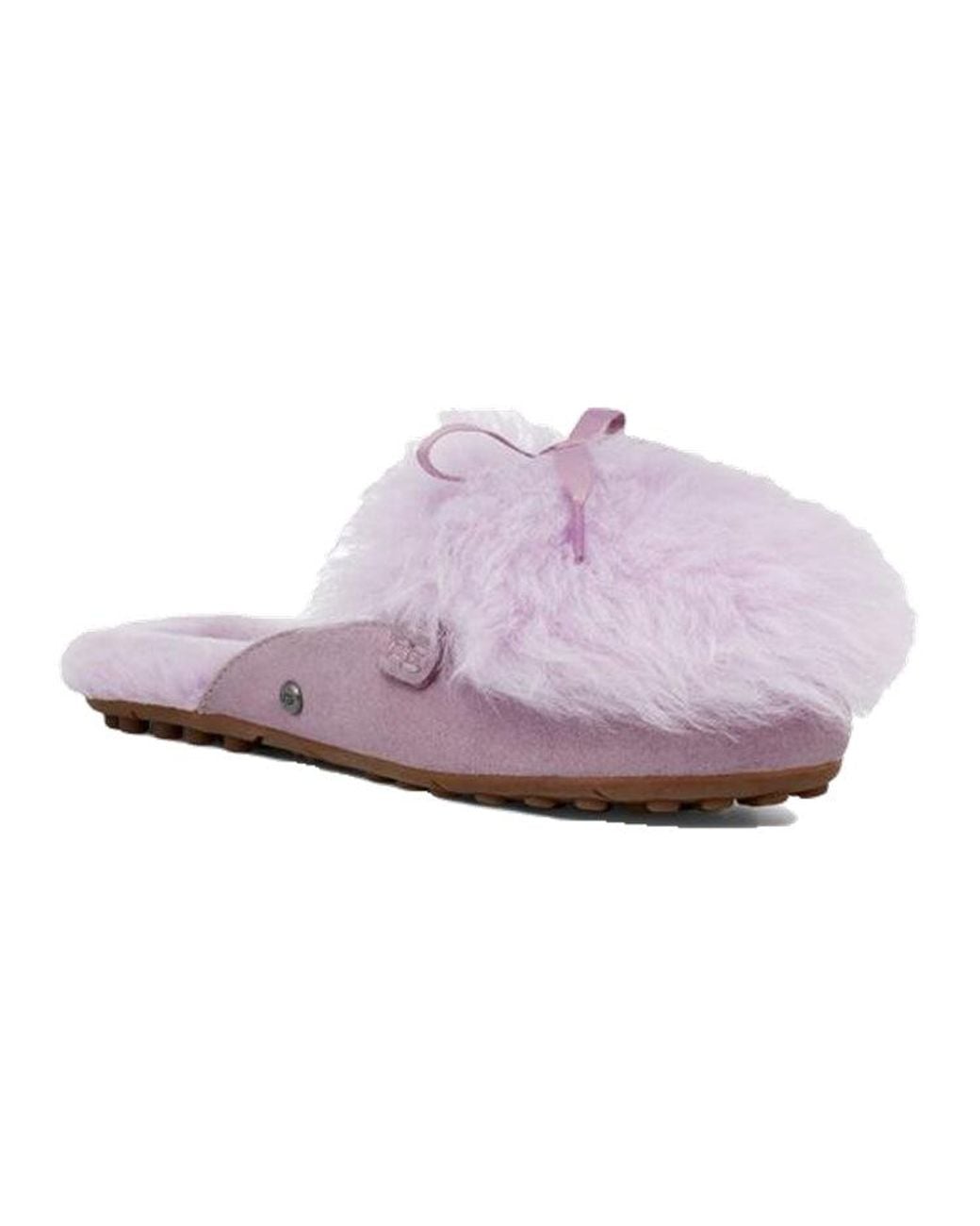 Ugg Purple (Wmns) Shaine Fluff Lightweight Cozy Flat Plush Slipper