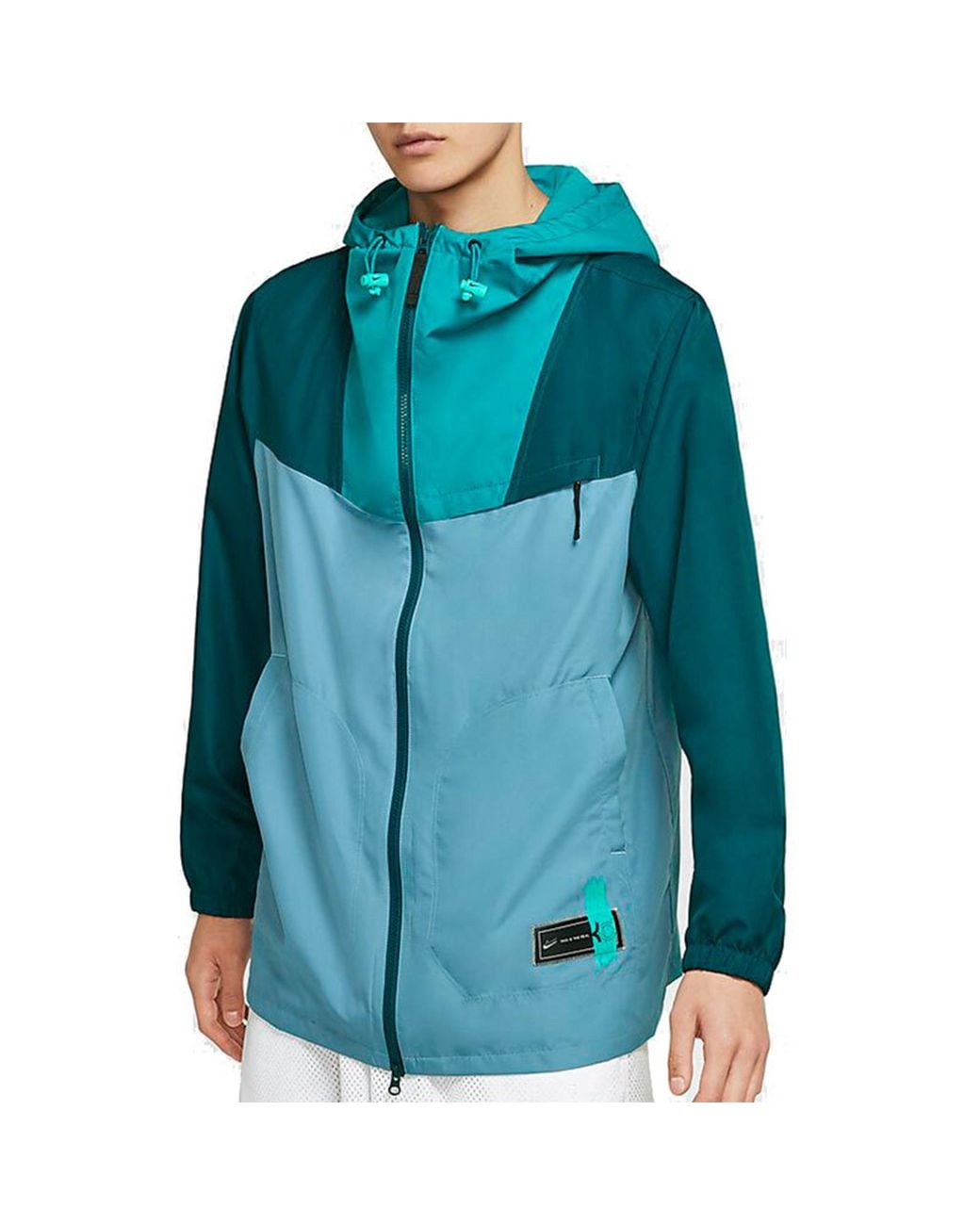 Nike Blue Kd Durant Basketball Training Hooded Jacket for men