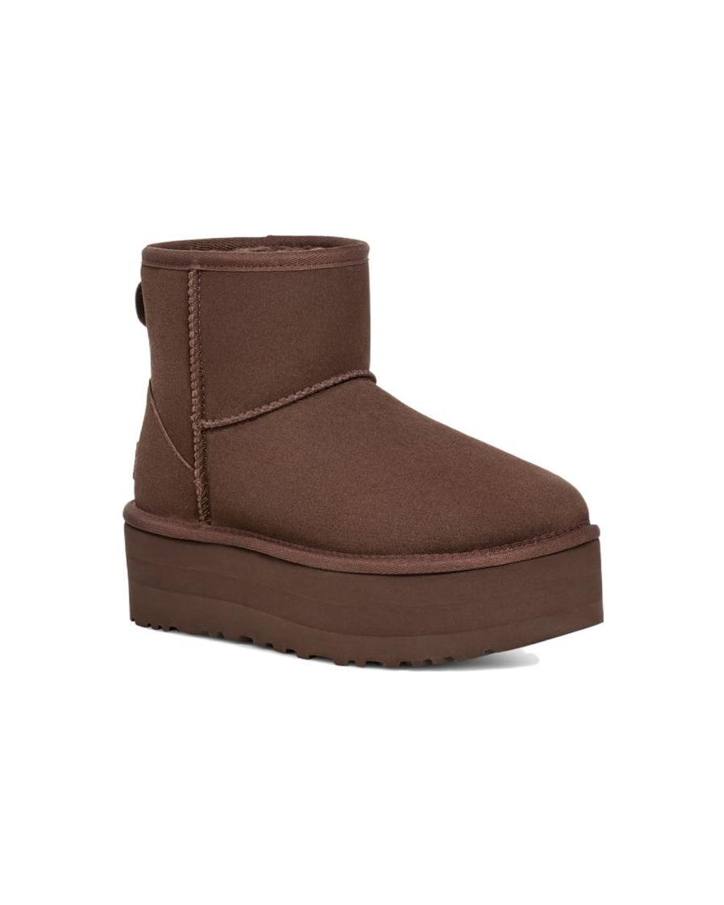 Ugg Brown (Wmns) Classic Mini Platform 'Burnt Cedar'