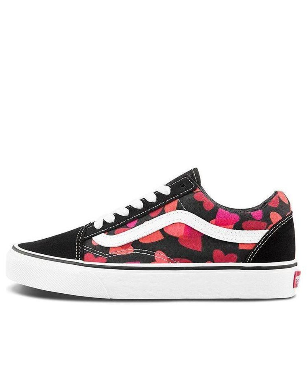 Vans Red Old Skool 'Valentines Hearts' for men