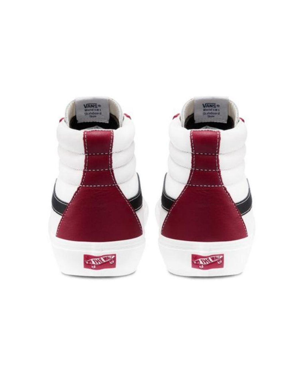 Vans White Sk8-Hi Reissue Vlt Lx 'Chili Pepper Marshmallow' for men