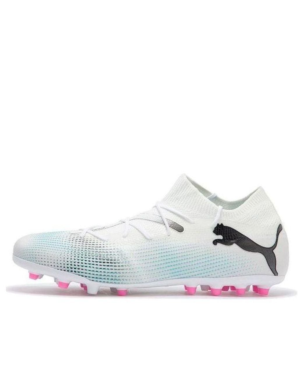 PUMA White Future 7 Match Mg Cleats for men