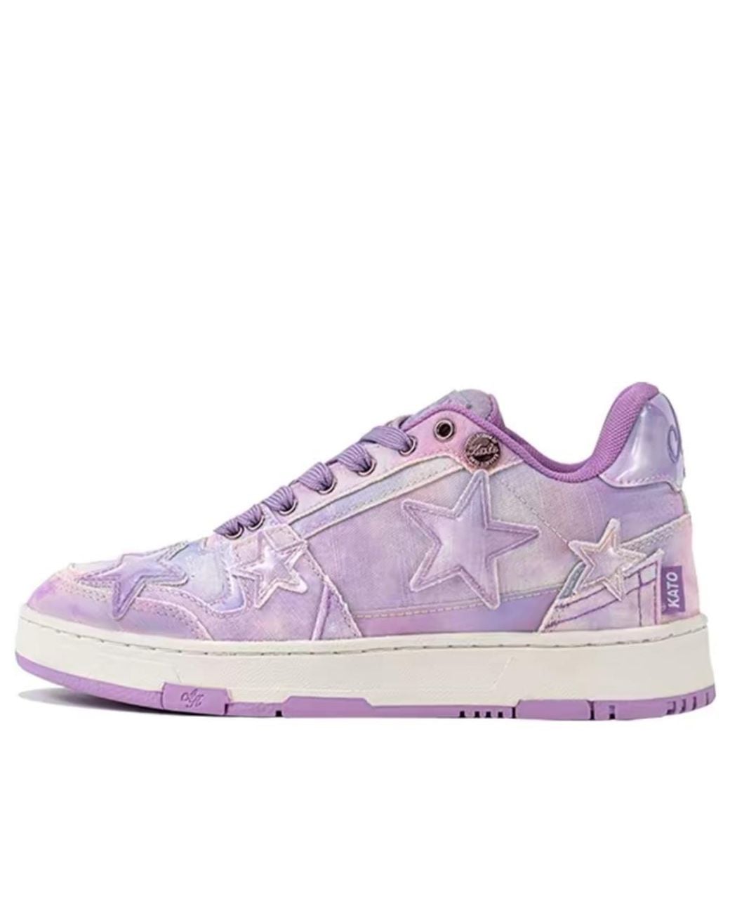 KAALIXTO Purple Skateboarding Mid 'Bandhnu Starry' for men