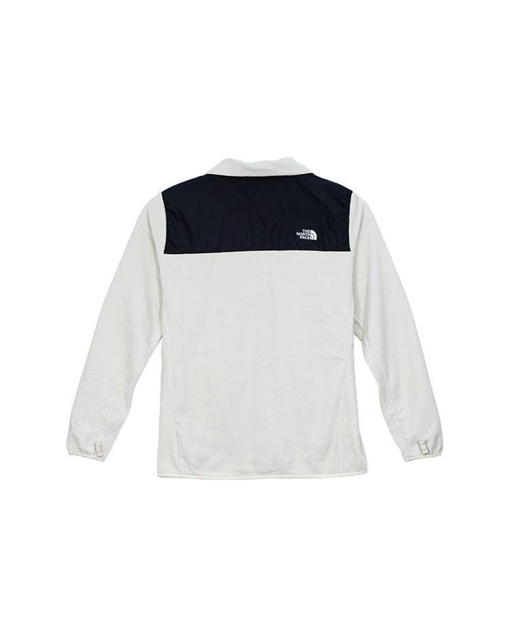 The North Face White Logo Fleece Jacket for men