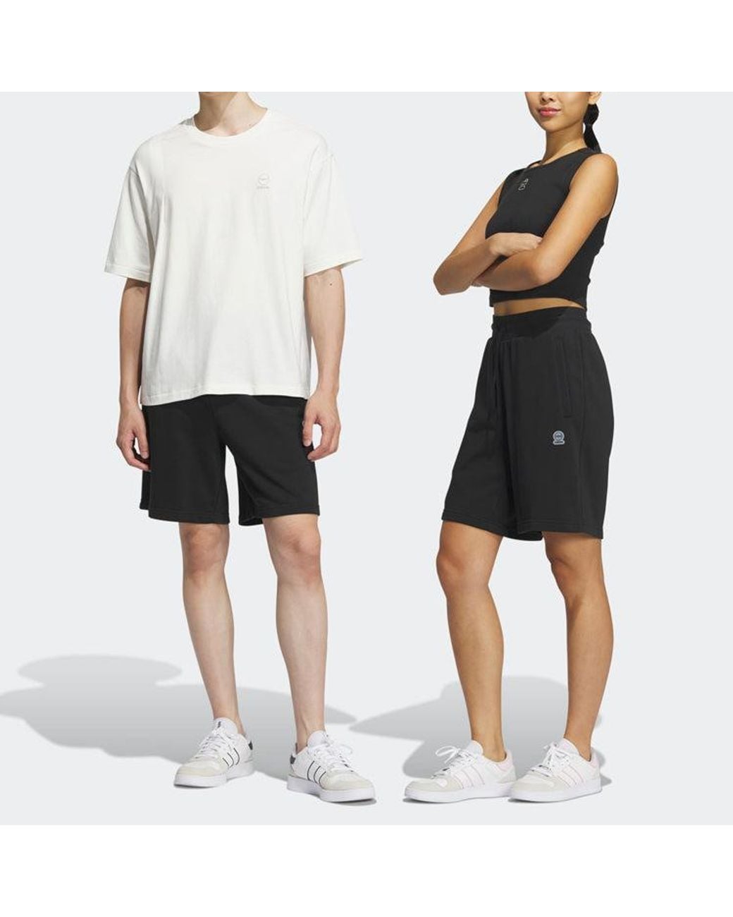 Adidas Black Neo Essentials Shorts for men