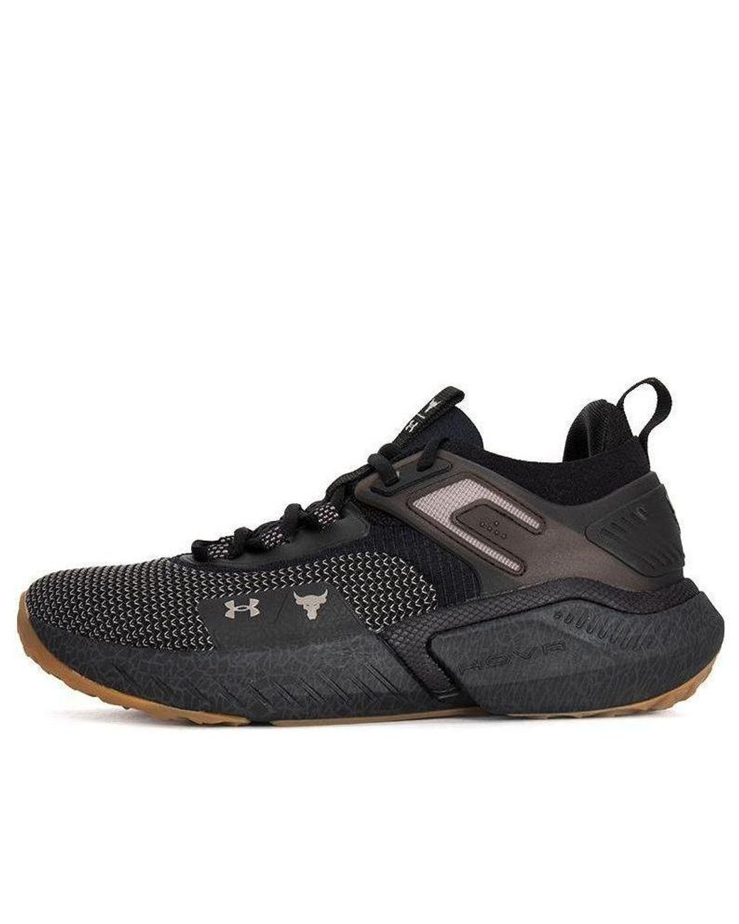 Under Armour Black Project Rock 5 Training Shoes 'Iron Paradise' for men