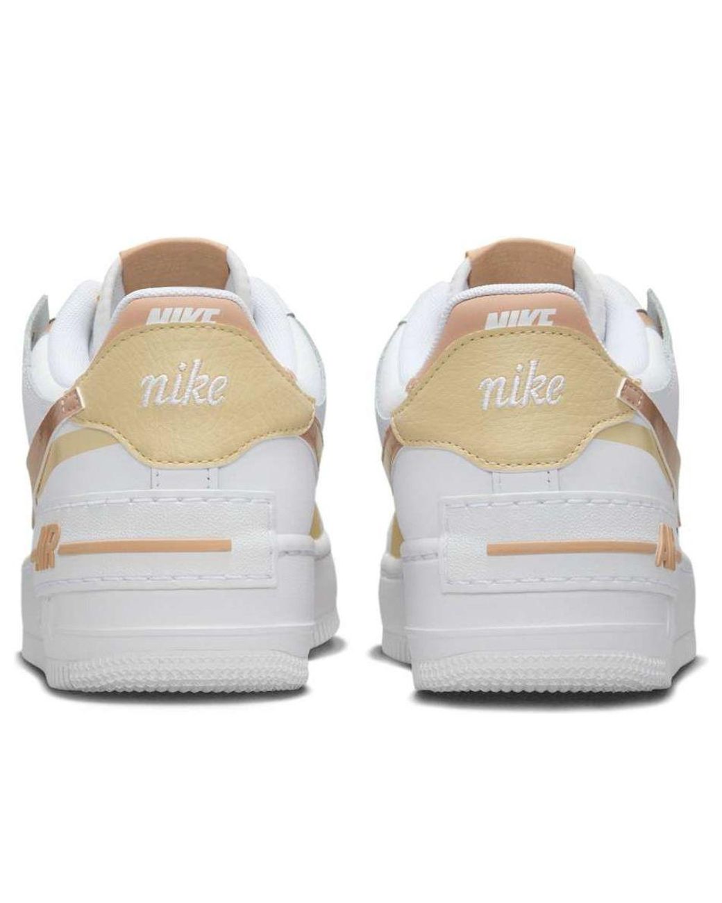 Nike White (Wmns) Air Force 1 Low Shadow Team Rattan'