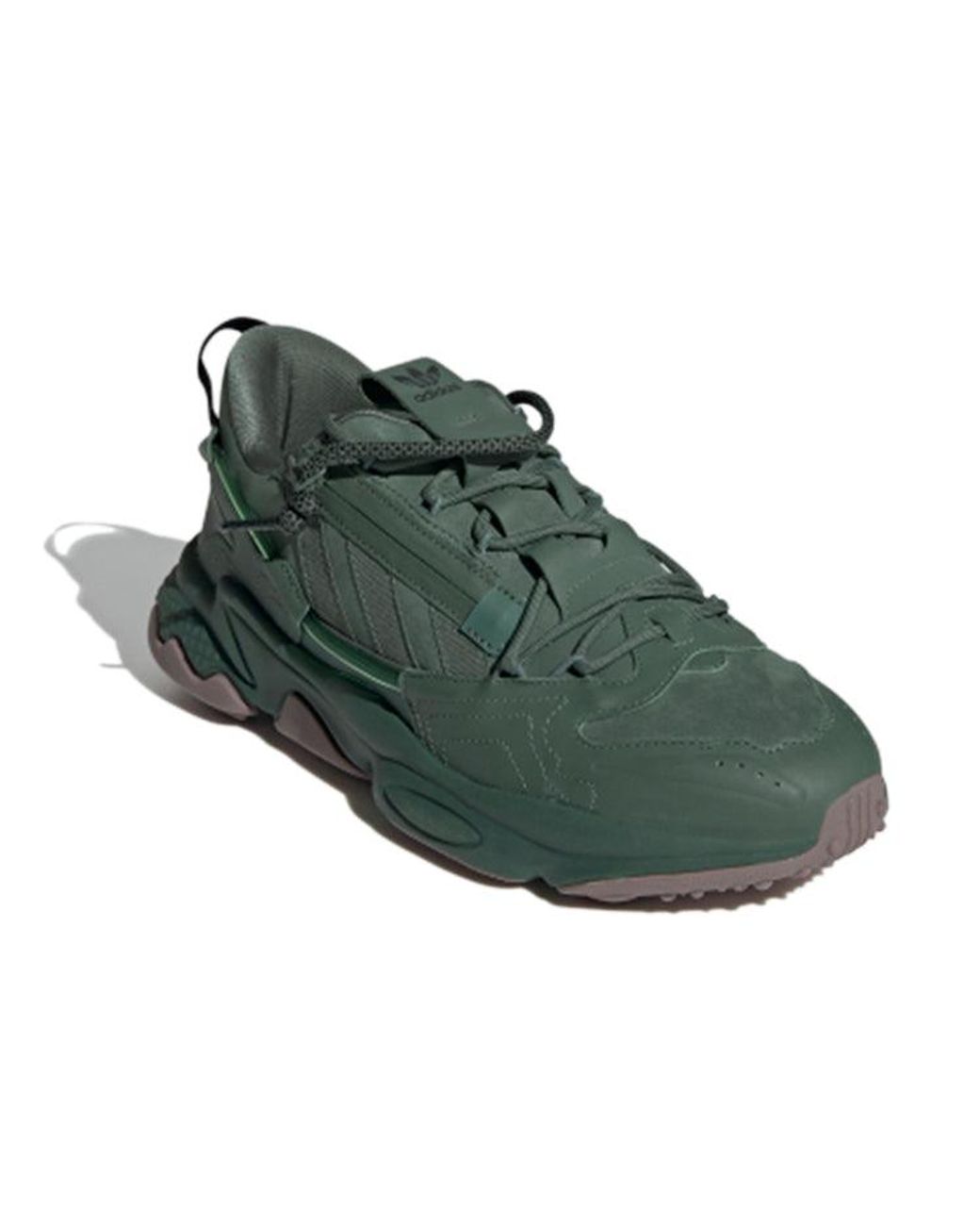 Adidas Green Ozweego Zip Oxide Gum' for men
