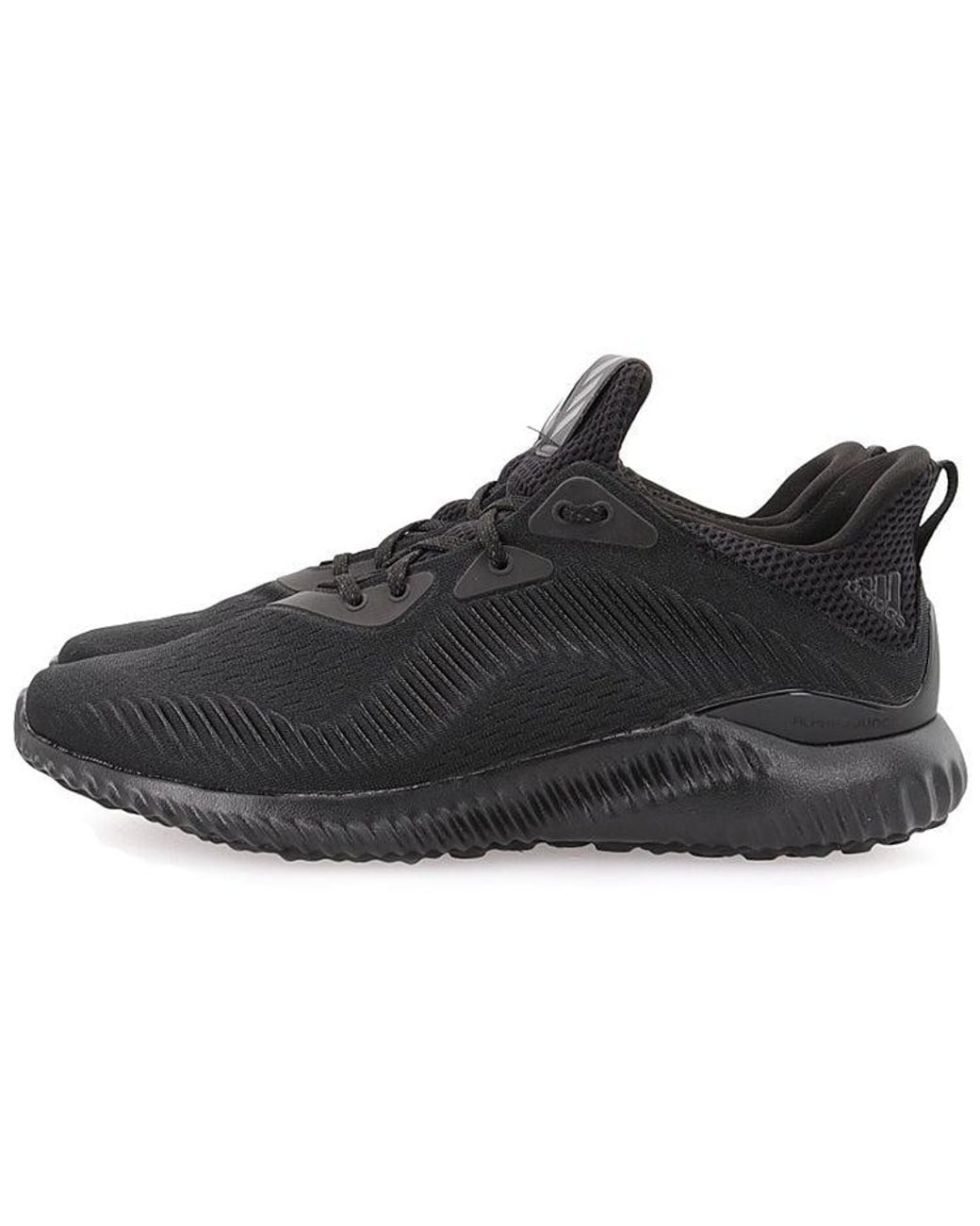 Adidas Black Alphabounce+ 'Triple' for men