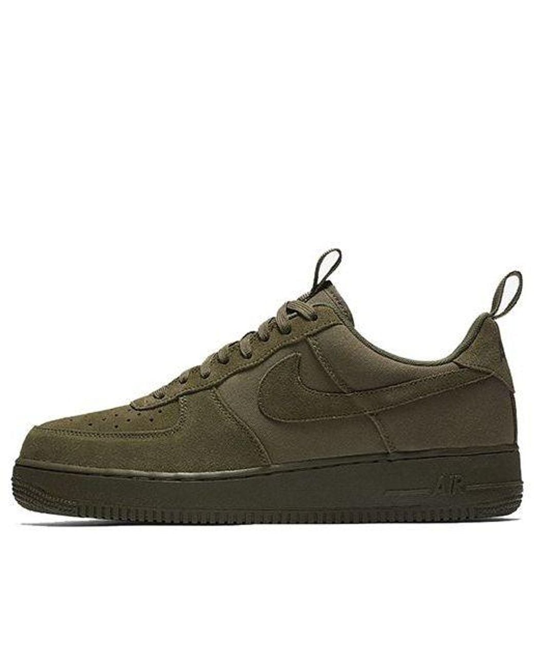 Nike Brown Air Force 1 Low '07 Canvas' for men