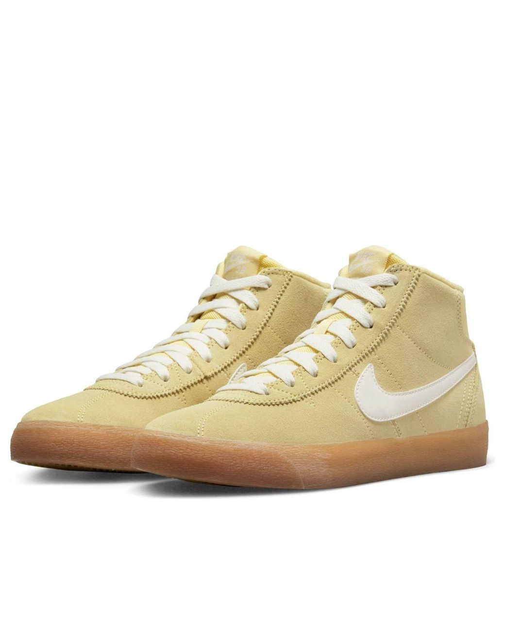 Nike Natural (Wmns) Bruin High Sb 'Lemon Wash Gum'