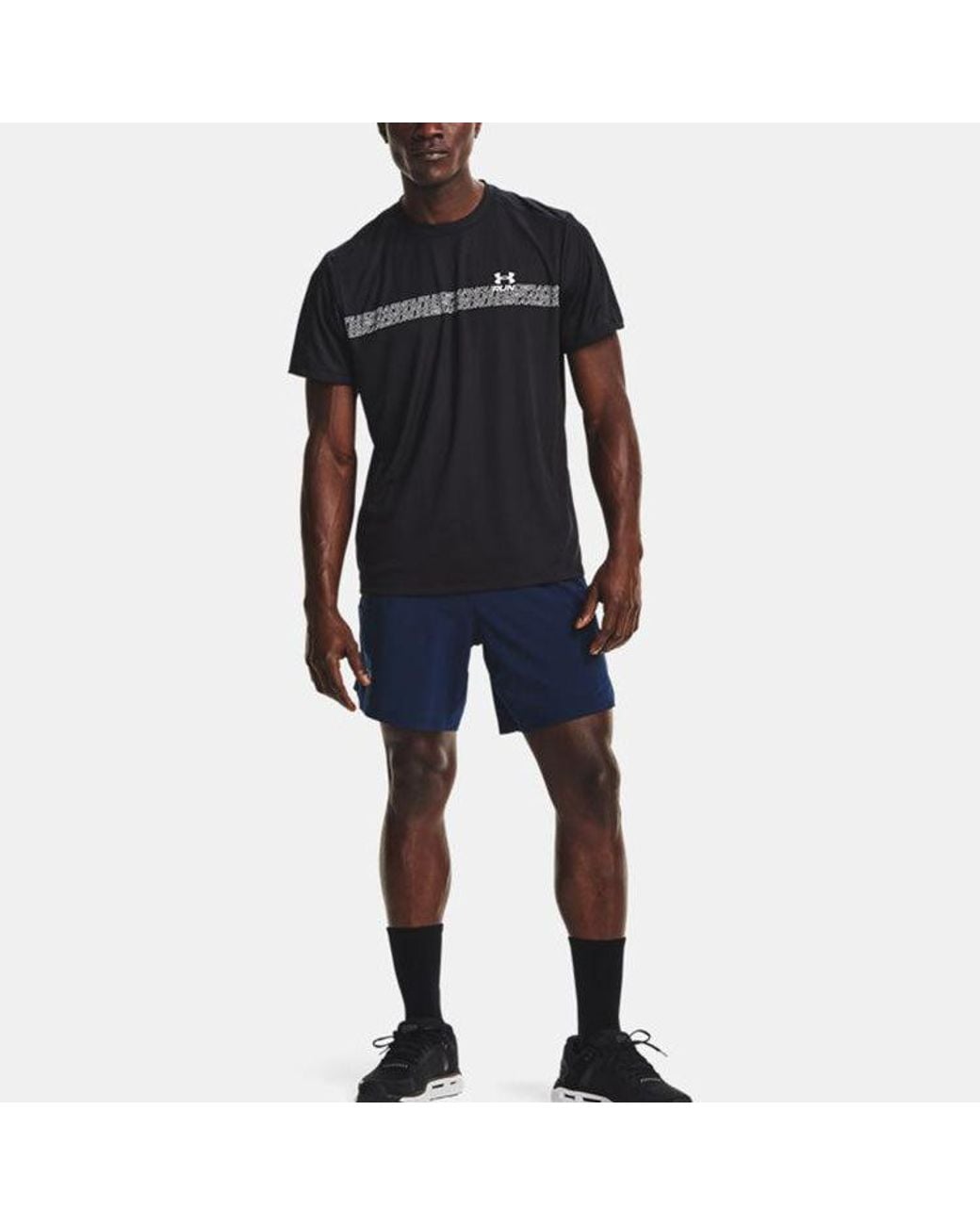 Under Armour Black Speed Stride T-Shirt for men