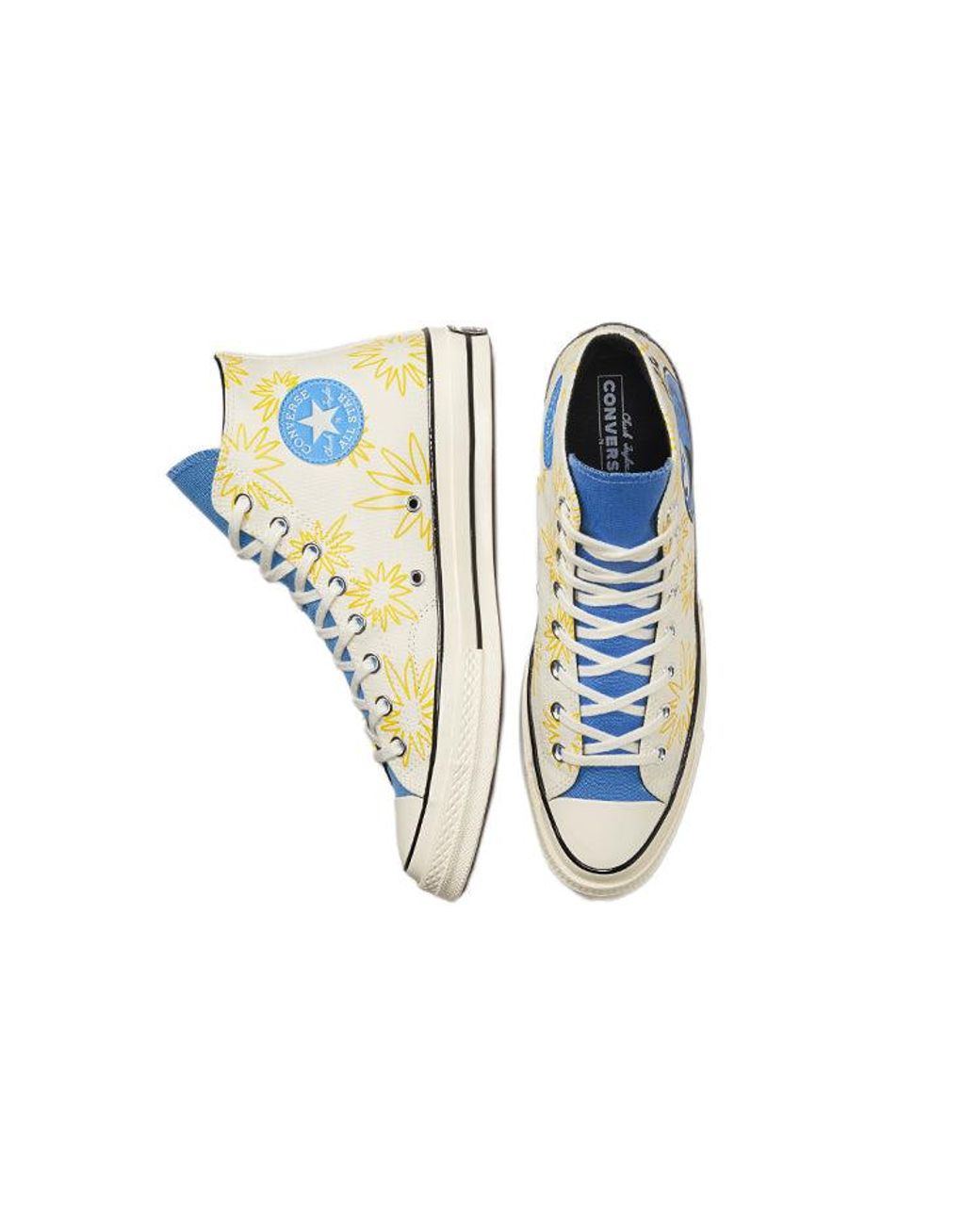 Converse Blue Chuck 70 High 'Sunny Floral