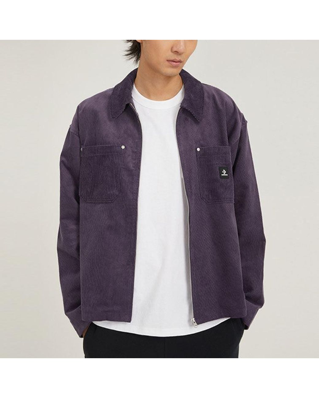 Converse Purple Lightweight Shop Jacket for men