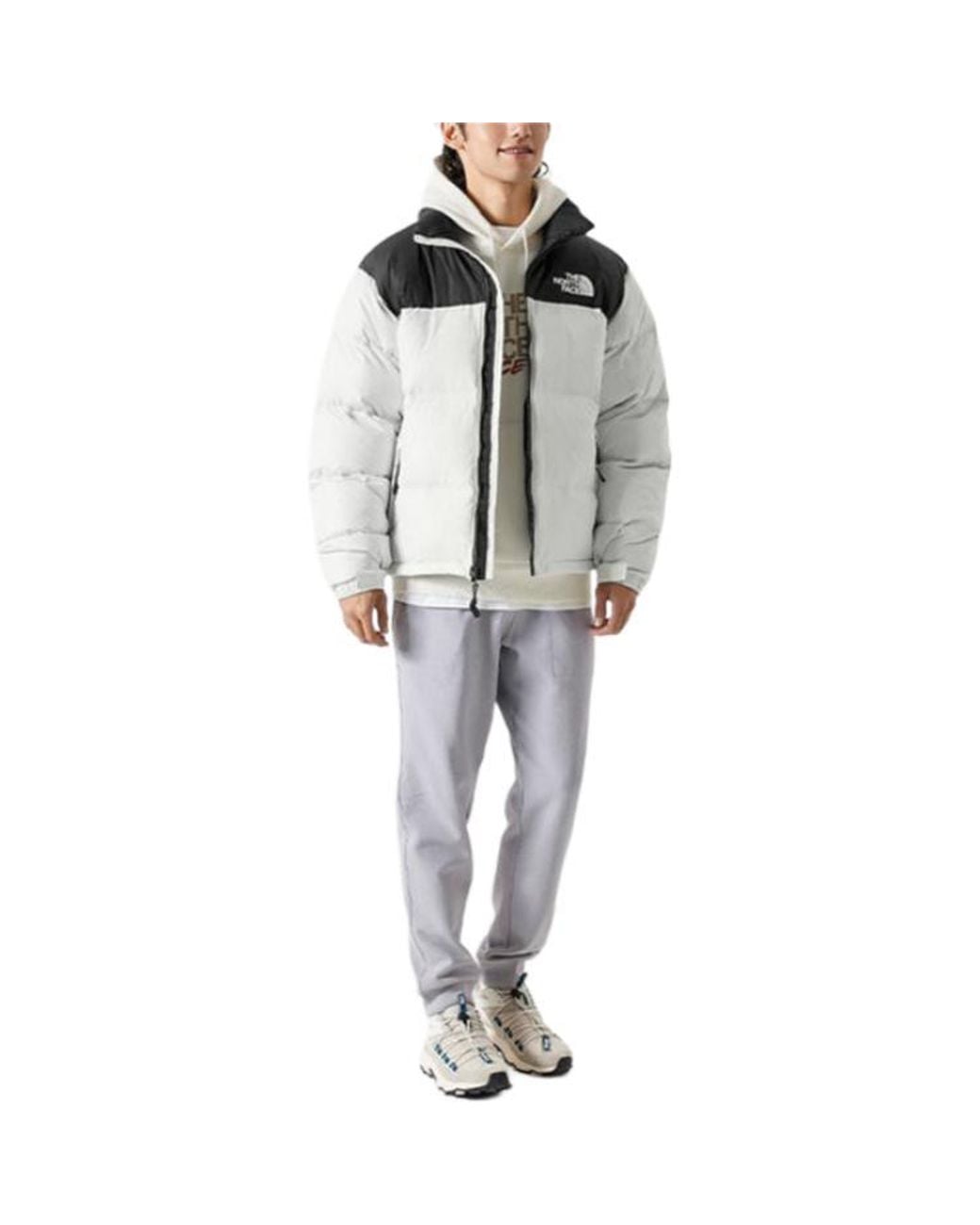 The North Face Black Feather Down High-Neck Jacket for men