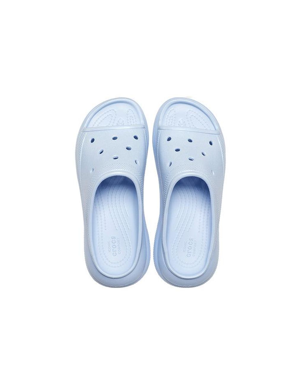 CROCSTM Blue (Wmns) Crush Meta Pearl Slides Calcite'