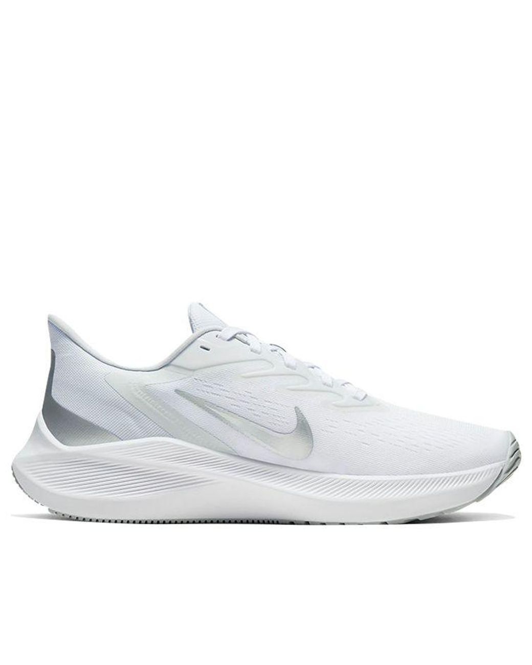 Nike White (Wmns) Air Zoom Winflo 7 'Pure Platinum'