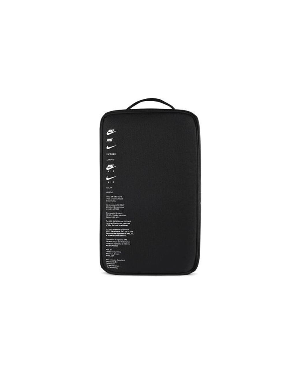 Nike Black Air Shoe Box Bag