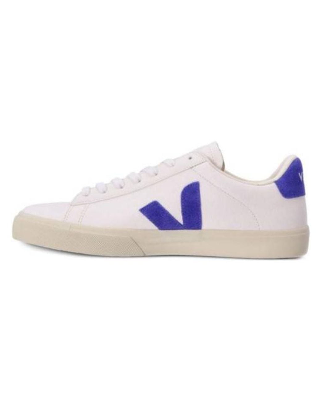Veja Blue Campo Chromefree Lace-Up Sneakers
