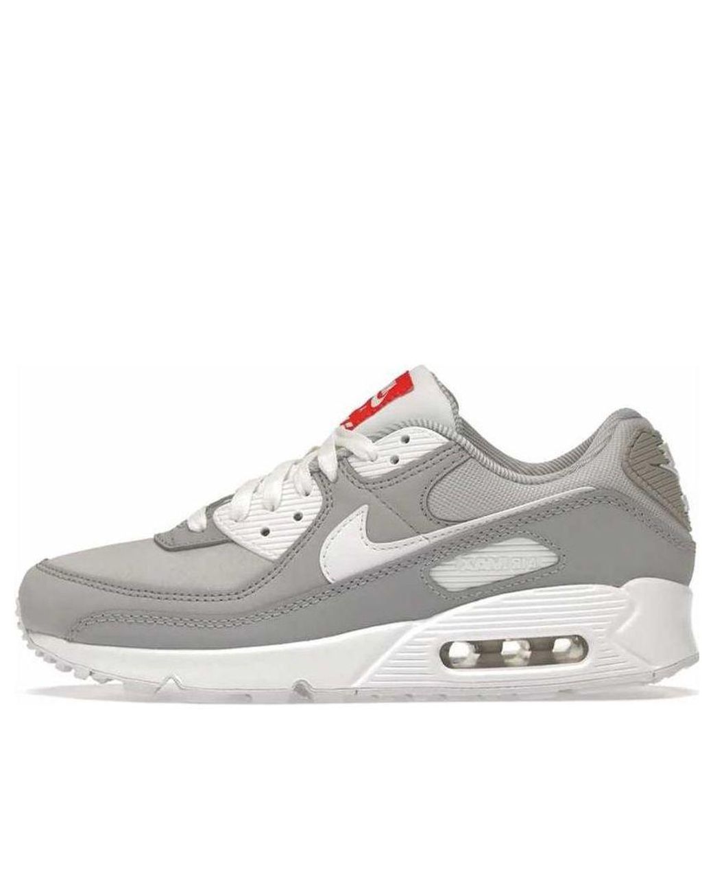 Nike White (Wmns) Air Max 90 'Light Smoke'
