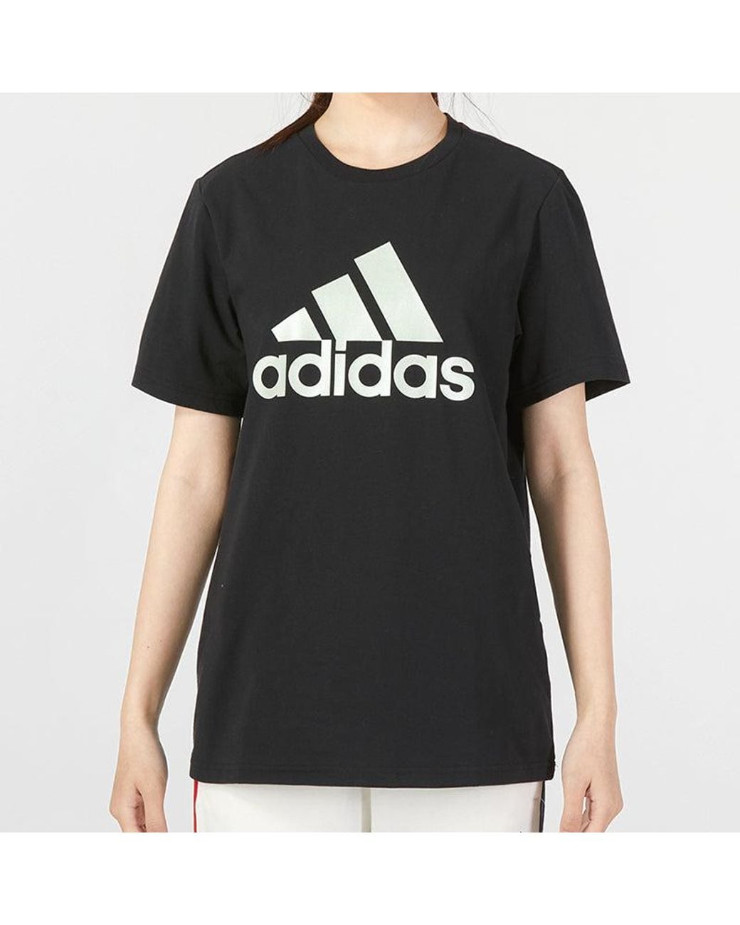 Adidas Black (Wmns) Must Haves Badge Of Sport T-Shirt Asia Sizing