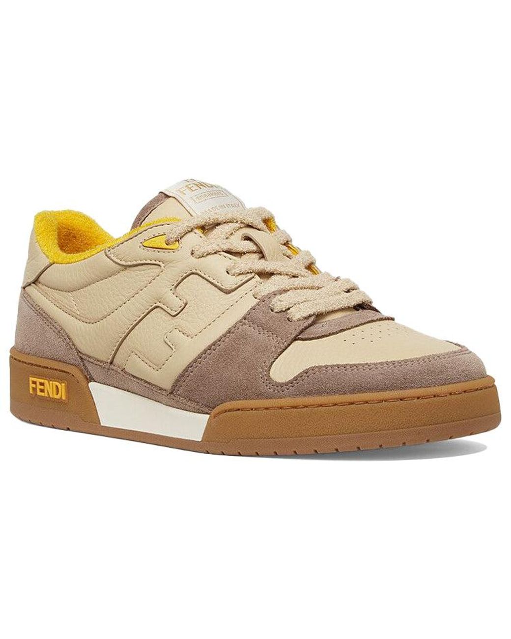 Fendi Natural (Wmns) Match Low Top Suede