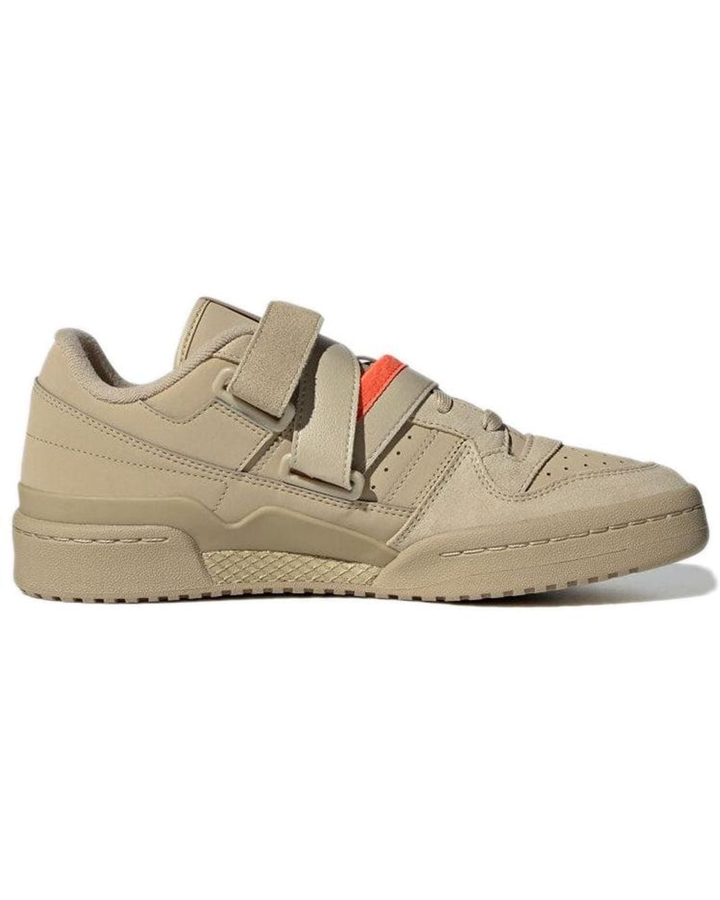 Adidas Brown Forum Low Strap 'Taupe Oxide' for men