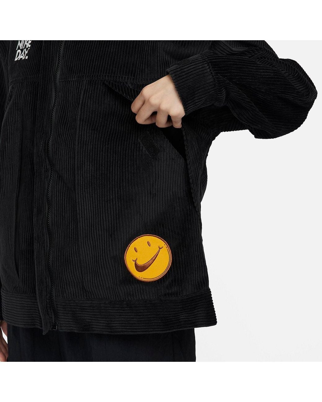 Nike Black (Wmns) Sportswear Corduroy Jacket