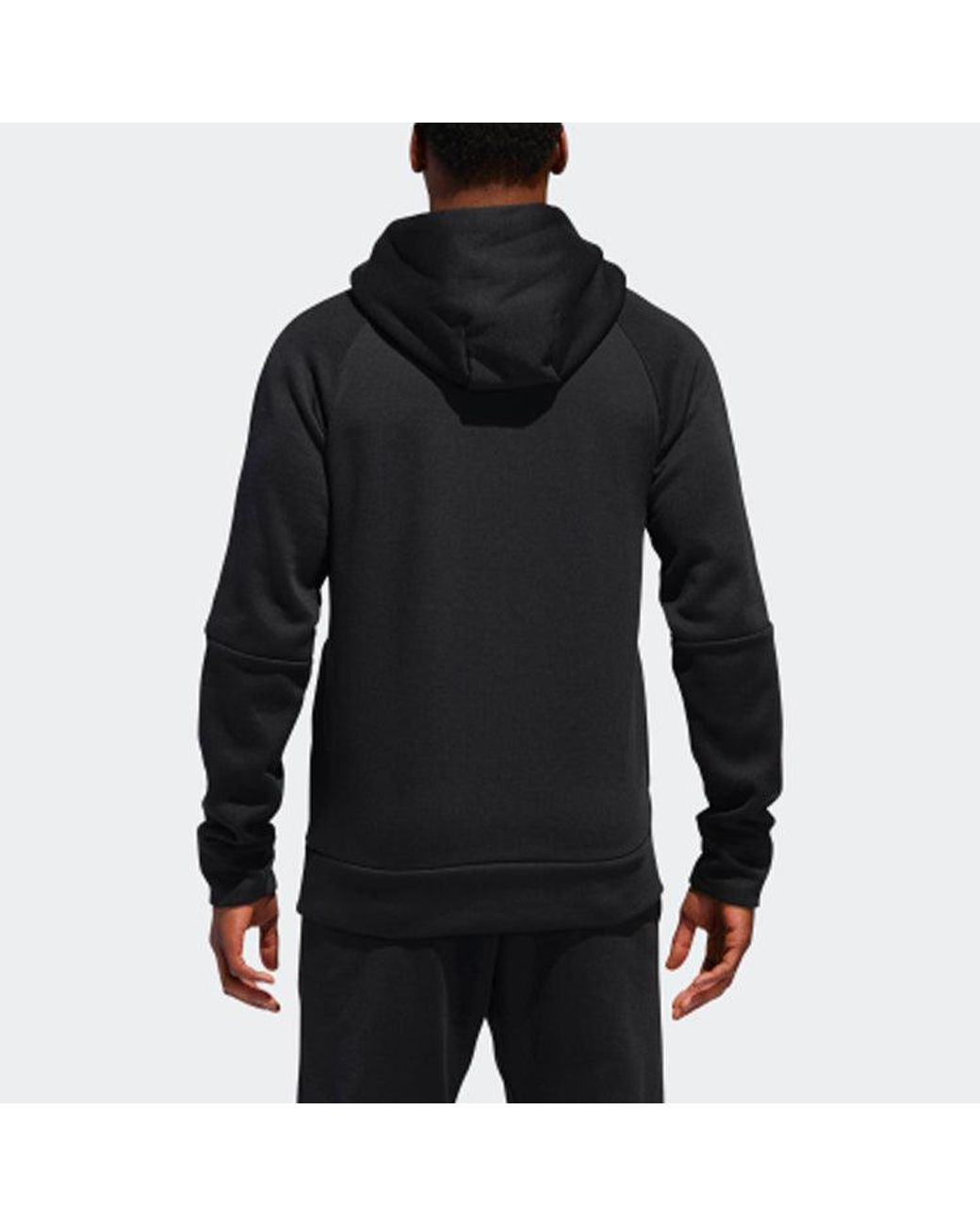 Adidas Black Hrdn Cml Shter Basketball Sports Hooded Jacket for men