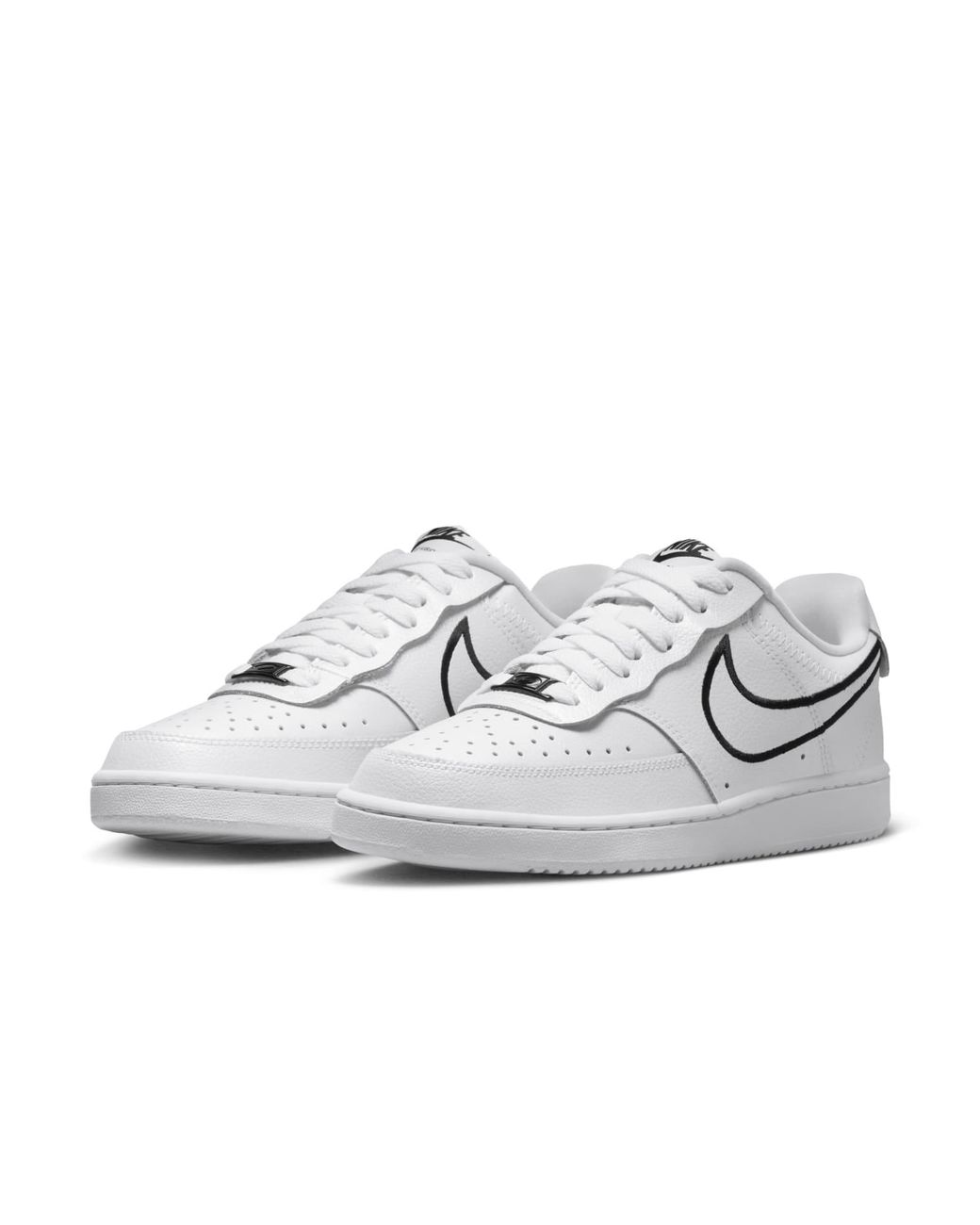 Nike White (Wmns) Court Vision Low Premium
