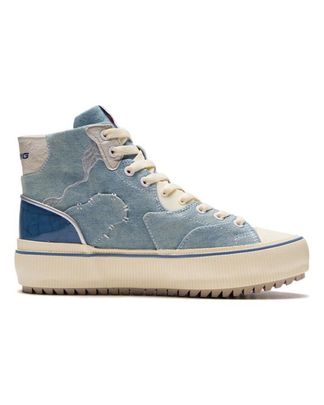 Li-ning Blue Cf Classic Canvas Hi