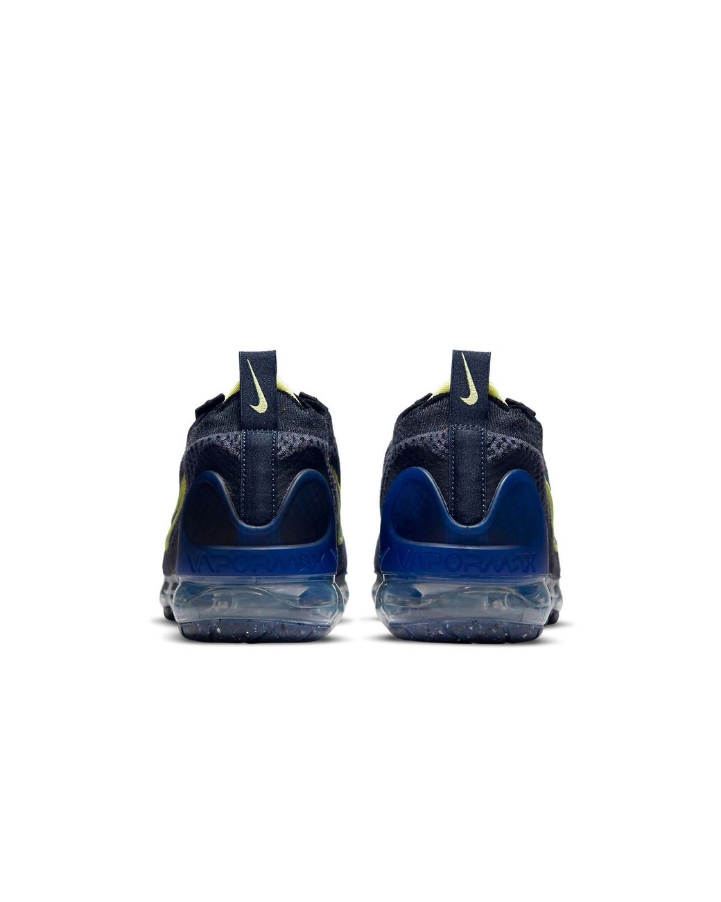 Nike Blue Air Vapormax 2021 Flyknit 'Obsidian Light Lemon Twist' for men