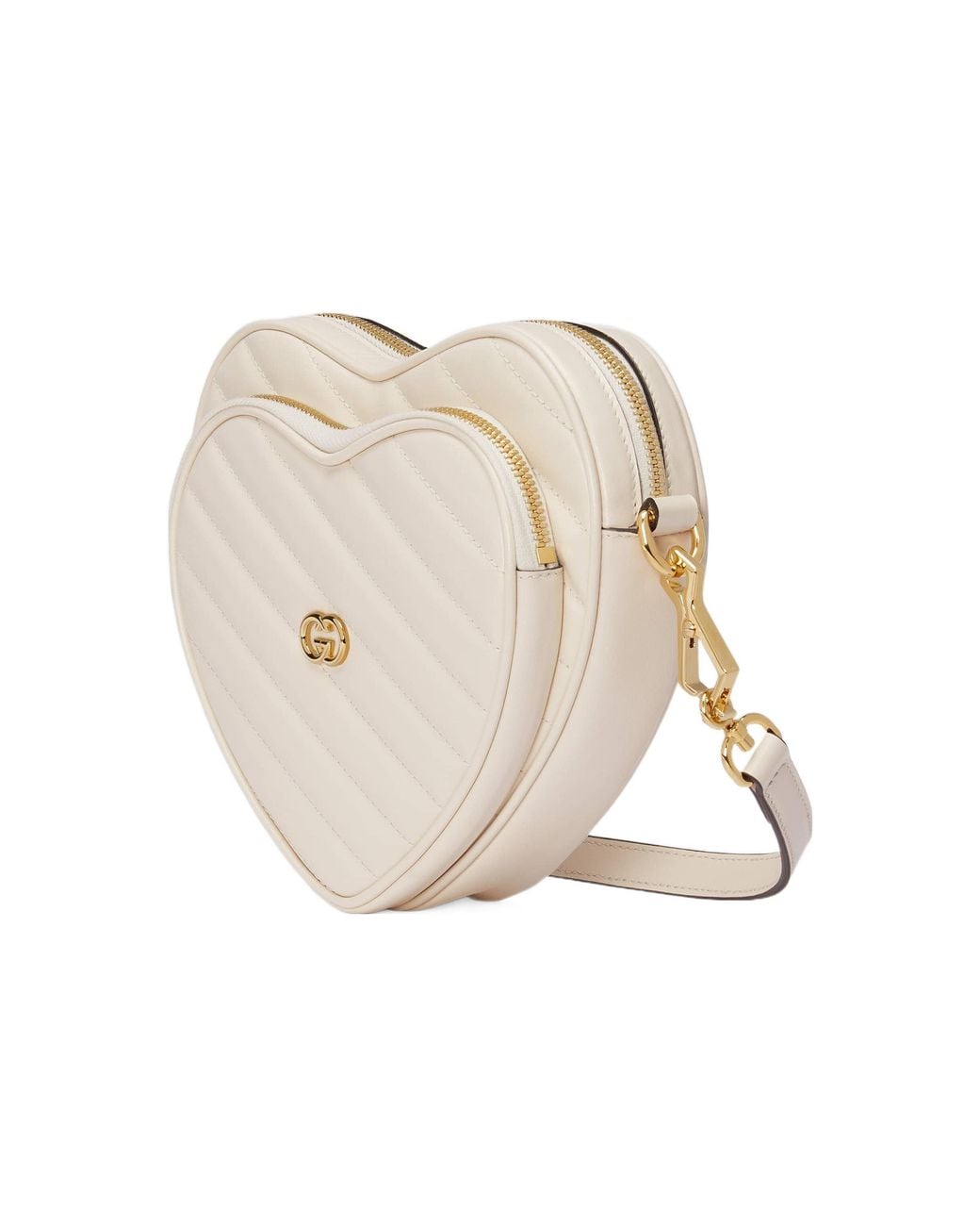 Gucci Natural (Wmns) Interlocking G Mini Heart Shoulder Bag 'Mystic'