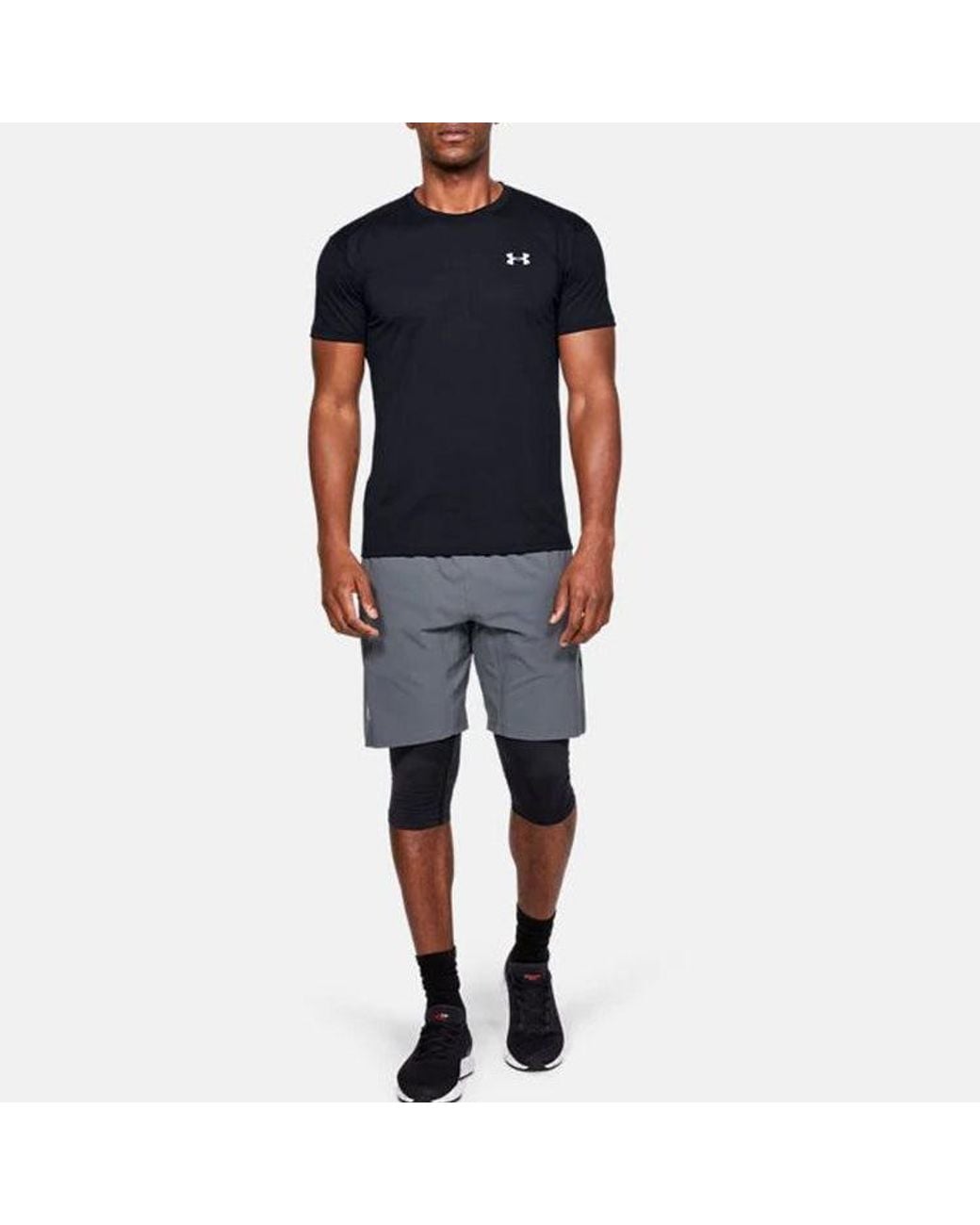 Under Armour Blue Streaker Series Running Sports Short Sleeve for men