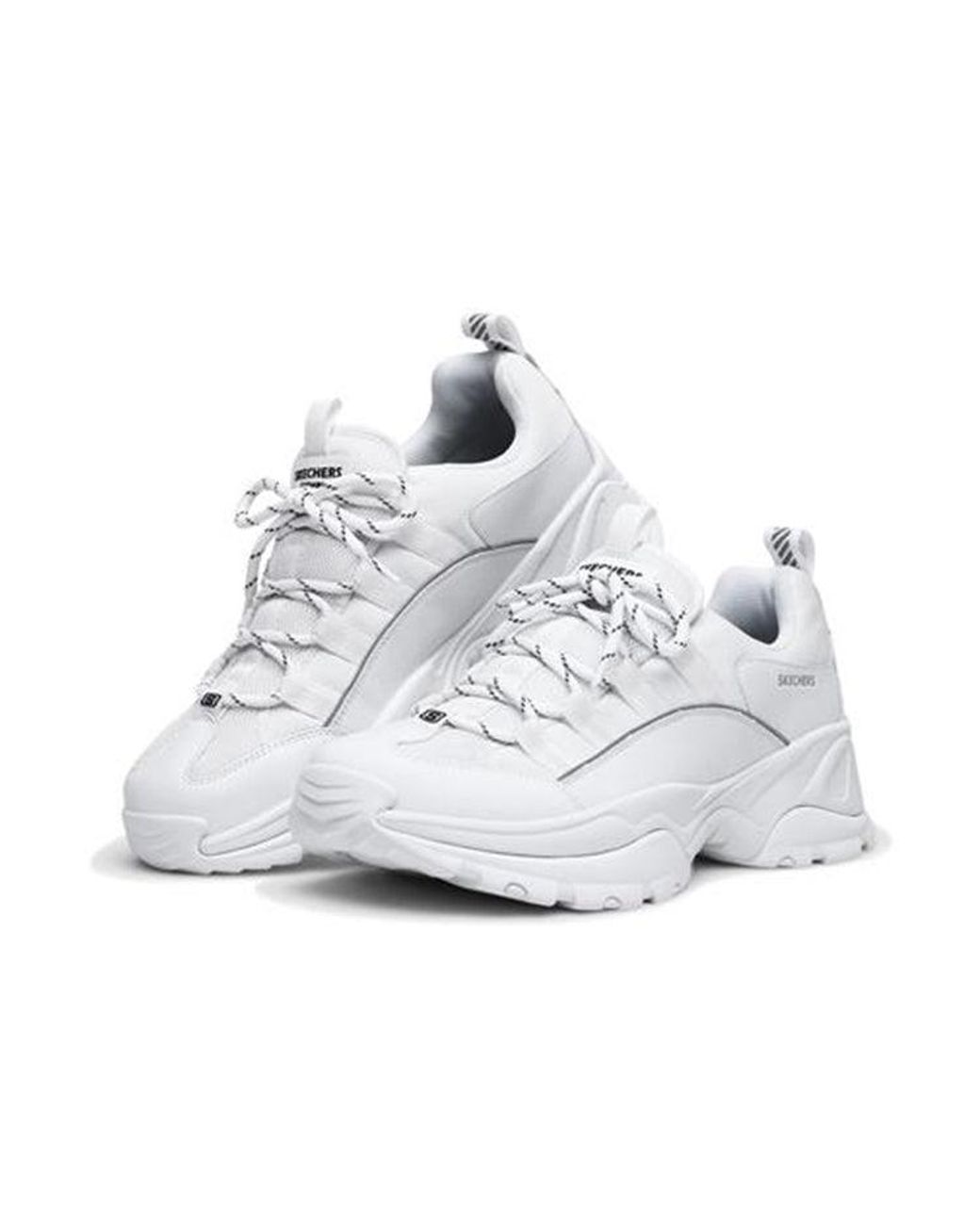 Skechers White Kozmiks for men
