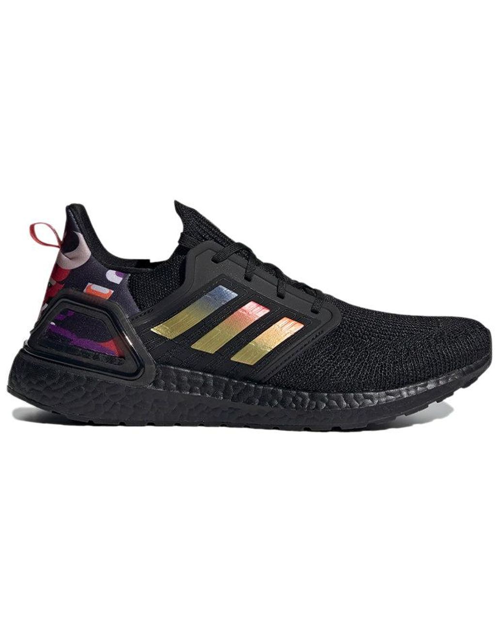 Adidas Blue Ultraboost 20 Black/gold/red for men