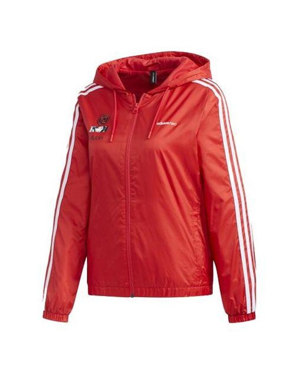 Adidas Red (Wmns) Neo X Hua Mulan Printing Jacket
