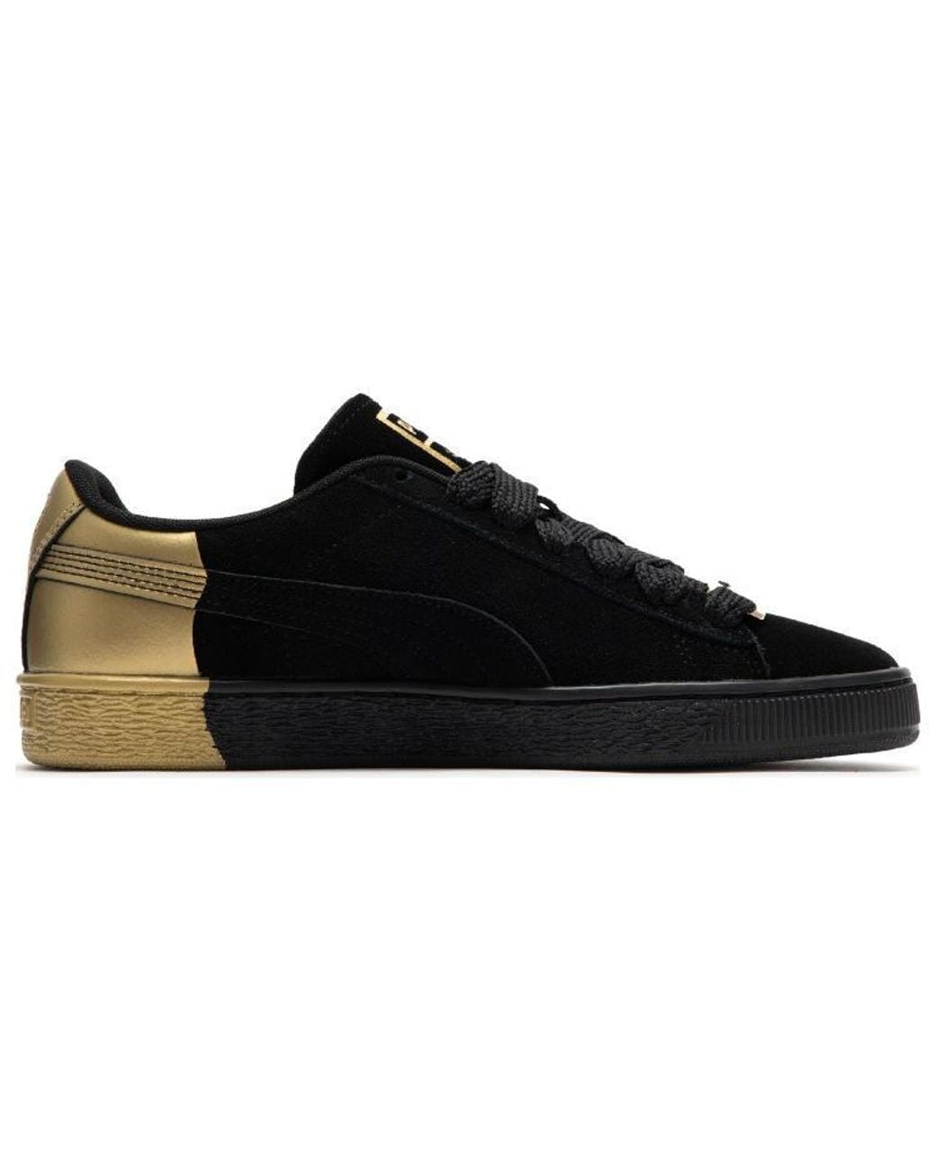 PUMA Black Suede Dance Crew Metallic' for men