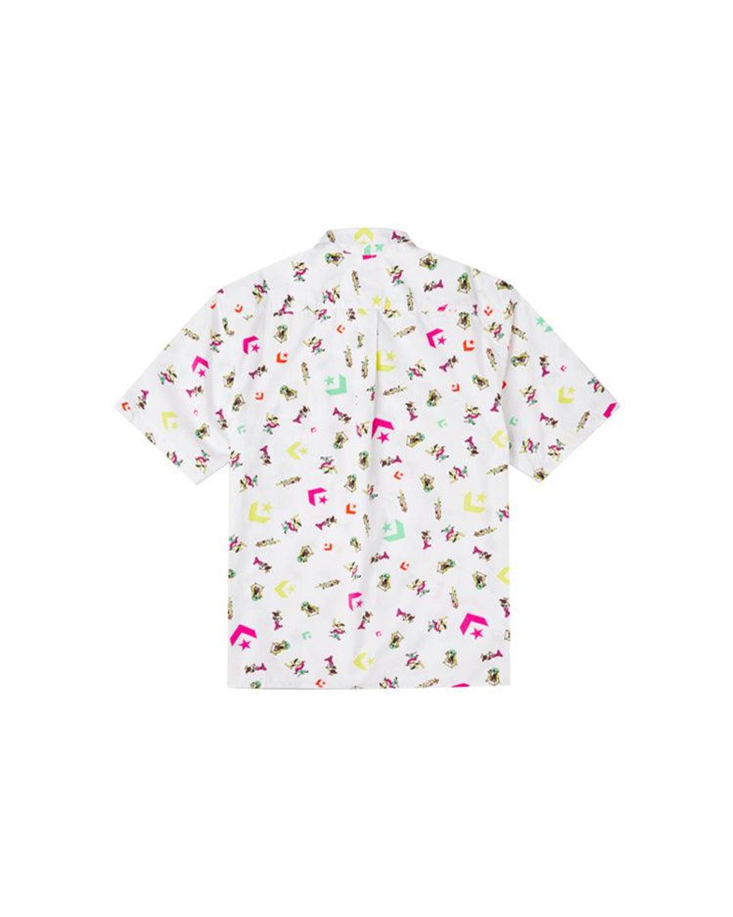 Converse White Park Gym All Over Print Shirt for men