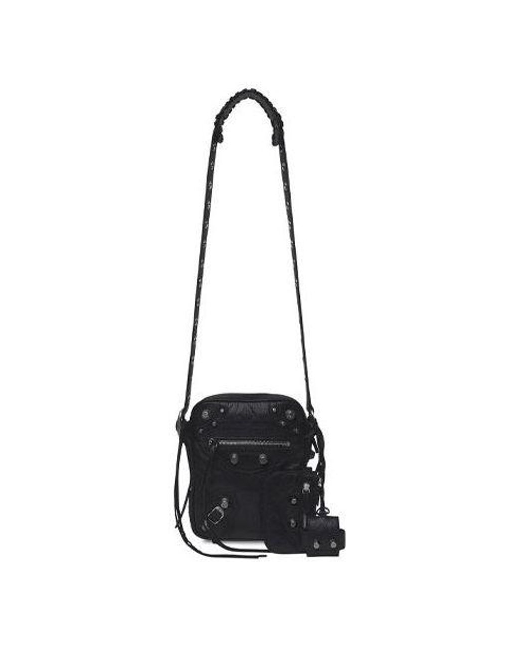 Balenciaga Black Le Cagole Crossbody Bag for men